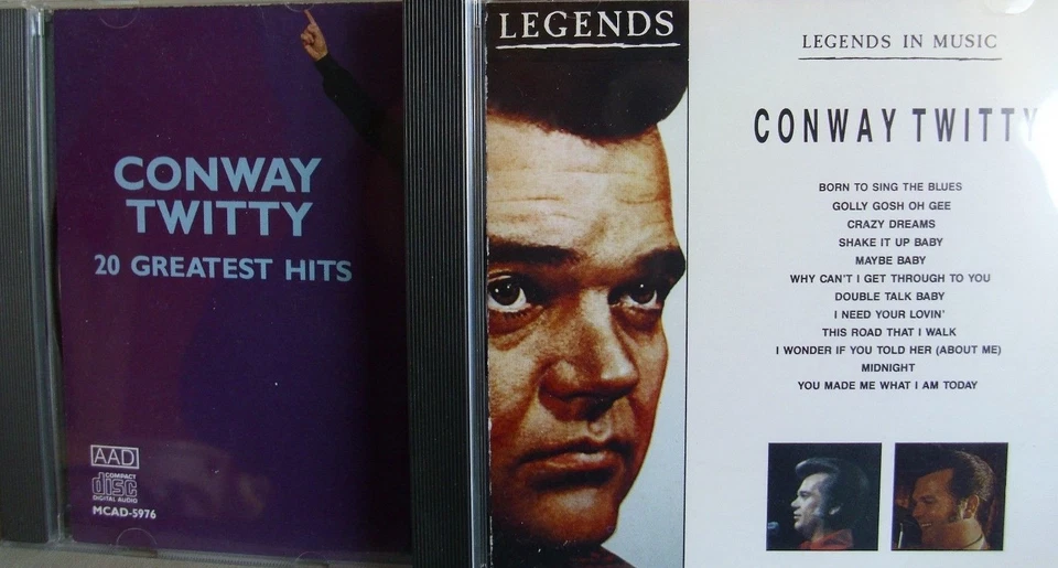 Conway Twitty- 20 Greatest Hits/ Legends in Music- 2 CDs - Bild 1 von 1
