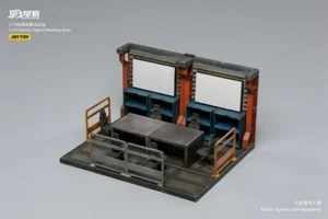 JOYTOY 1/18 Diorama Mecha Depot Meeting Area Scene Model Toys In Stock - Picture 1 of 8