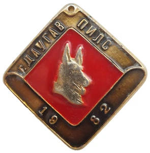 Vintage Hundemarke Daugavpils 1982 Jahr - Bild 1 von 3