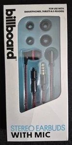 Billboard Stereo Earbuds Wired With Mic Model BB774 - Picture 1 of 2