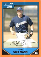 2007 (BREWERS) Bowman Prospects Orange #BP39 Steven Sollmann /250