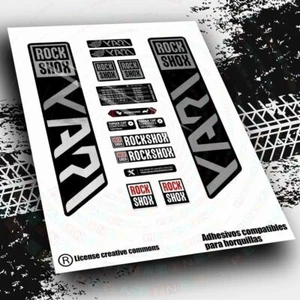 WP449 FORK STICKERS ROCKSHOX YARI 2021 2024 - Picture 1 of 19