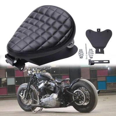 Motorcycle Solo Bobber Seat Spring Kit For Harley Yamaha Virago XV 1100 750 535 - Image 1 of 4