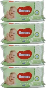 Huggies Baby Wipes Natural Care with Aloe Vera, 56 Count (Pack of 4) - Picture 1 of 2