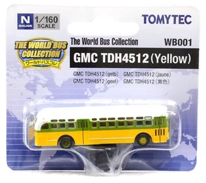 N/1:160 Maßstab Tomytec WB001/#264330 GMC Old Look Transit Bus TDH-4512 (gelb) - Bild 1 von 12