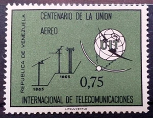 SELLOS TEMA ASTRO VENEZUELA 1966 Nº A-866 1v. Nuevo - Imagen 1 de 1