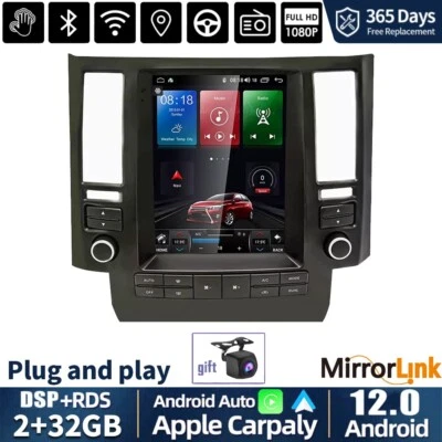 9.7" Android Car Carplay Radio Stereo GPS For Infiniti FX35/45 2003-2006 - Image 1 of 4
