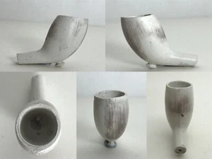 Antique Partial Jean Gambier Paris Clay Pipe Clean Bowl Foot Stem #853 - Picture 1 of 11