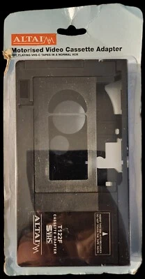 Motorisierte VHS-C Kompakt Video Kassette Band Adapter Akku Camcorder Kamera Videorecorder - Bild 1 von 2