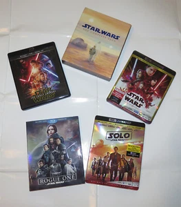 ALL Star Wars Complete Saga PLUS Sequel Plus Anthology Blu Ray Collection - Picture 1 of 8
