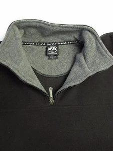 Chaqueta polar de poliéster negra FA USA Foot Action peso medio para hombre XXL M49 - Imagen 1 de 6