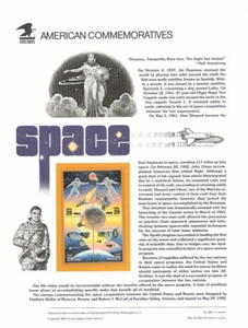 #384 29c Space Joint Issue #2631-2634 USPS Commemorative Stamp Panel - Picture 1 of 1