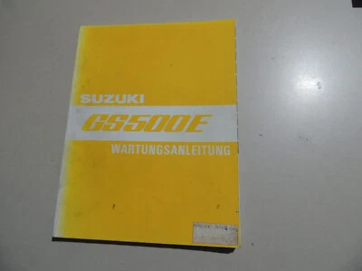 SUZUKI GS 500 E 1989-1991 Wartungs Reparatur Werkstatthandbuch - Bild 1 von 4