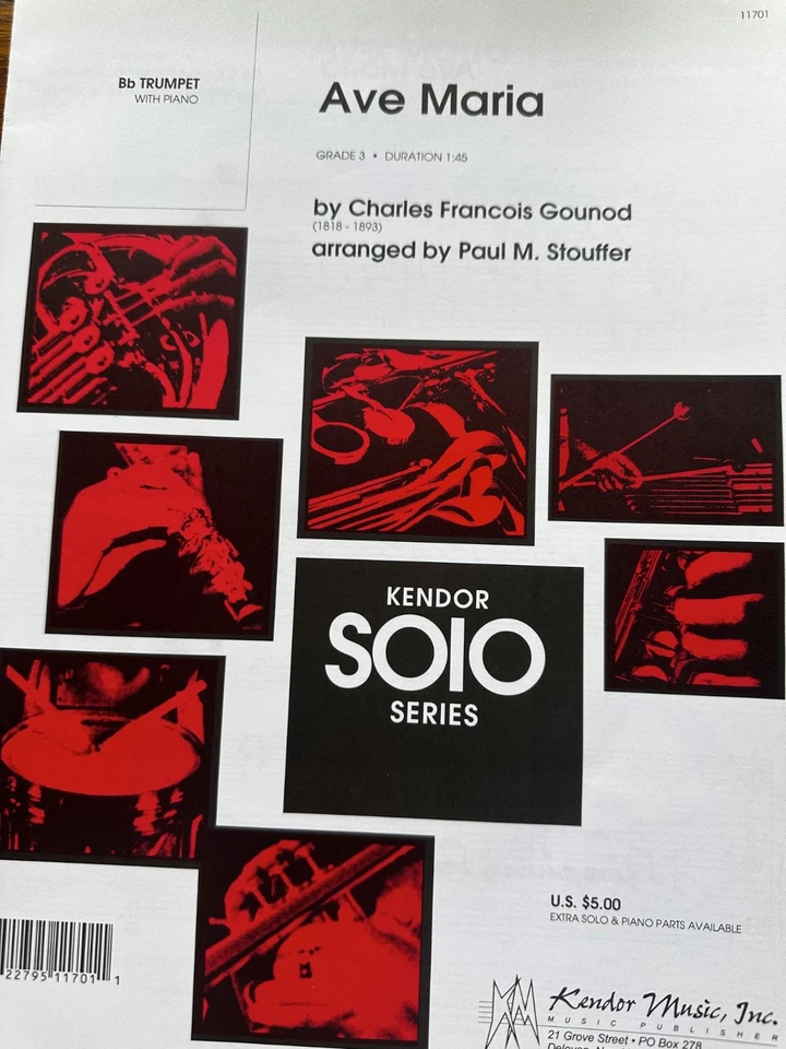 AVE MARIA  Gounod  Trumpet Solo - Image 1 of 1