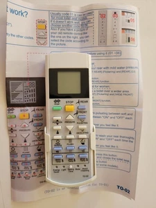 Mando a distancia de reemplazo para asiento de inodoro bidé lavado TOTO NX1 NX2 MS900CU - Imagen 1 de 5