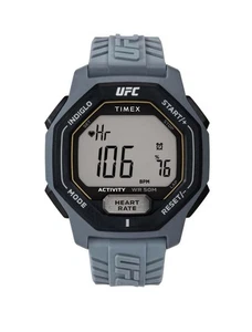 Timex Herrenuhr UFC Spark Herzfrequenz grau Digital Zifferblatt Resin Armband TW2V83900 - Bild 1 von 2