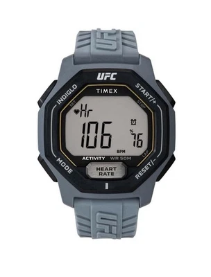Timex Men's Watch UFC Spark Heart Rate Grey Digital Dial Resin Strap TW2V83900 - image 1 of 2