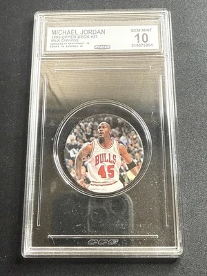 Michael Jordan 1995 Upper Deck POGS CCG 10 Chicago Bulls - Image 1 of 2