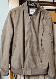 Jack & Jones Kunstleder/Velourjacke beige, Größe L - Bild 1 von 1