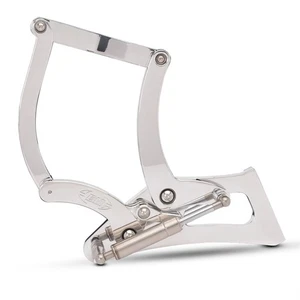 EDDIE MOTORSPORTS Billet Hood Hinges Polished For 1955-1957 Chevy Pickup Truck - Picture 1 of 1