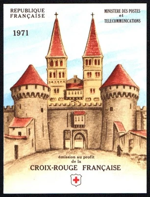 B04 FRANCE 1971 Red cross booklet with content MNH - Image 1 of 2