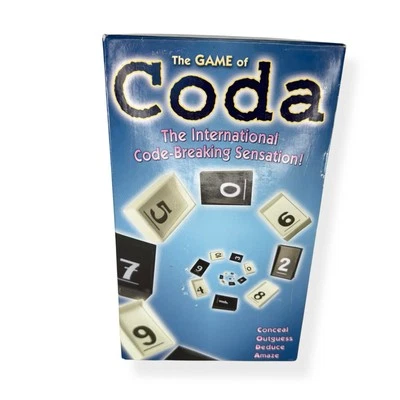 The Game of Coda COMPLETE Winning Moves 2003 Numbers Tiles Strategy Family Code - Image 1 of 4