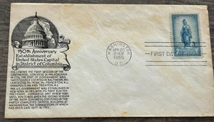 Stati Uniti, 1950. Francobollo 3 centesimi La Capitale Nazionale 150° Anniversario - Foto 1 di 2