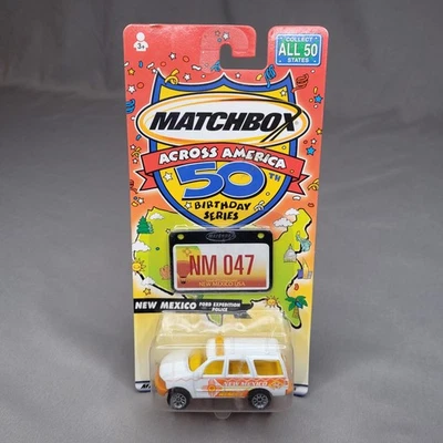 Vintage Matchbox Across America 50 New Mexico Ford Expedition Police Diecast - Image 1 of 4