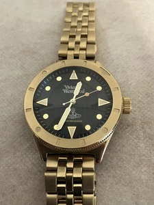 Operating Vivienne Westwood Navy Qz Men'S Watch - Picture 1 of 11