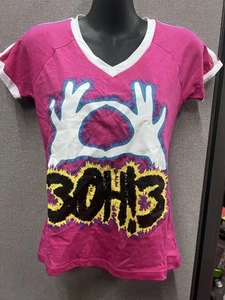 3OH!3 Vintage Soccer jersey Style Women’s t-shirt - Picture 1 of 2