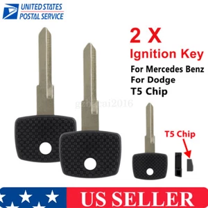 2 Replacement for Freightliner Sprinter 2003 04 05 2006 Transponder chip Key T5 - Foto 1 di 8