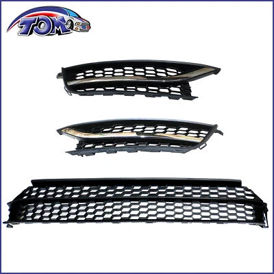 Front Bumper Lower Grille Grill Fog Light Cover Fits 2012-2015 Volkswagen Passat Foto 1 de 4