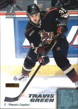 1999-00 (COYOTES) Pacific Omega Ice Blue #181 Travis Green /75
