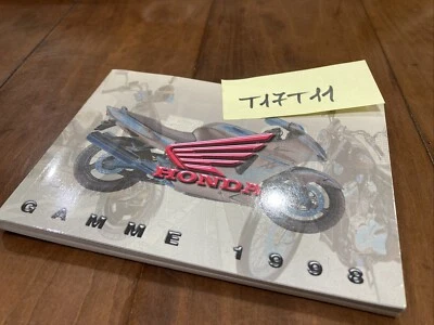 Honda Gama Moto Scooter 1998 CB1000F VT1100C NX125 VFR800Fi CR500R Catálogo - Imagen 1 de 4