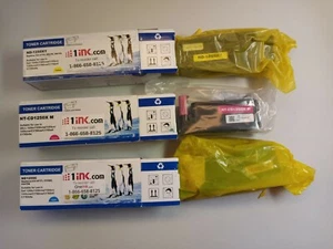 Toner Cartridge Dell Compatible: SET OF 3;1-YELLOW/ 1- CYAN/ 1- MAGENTA- EXPIRED - Picture 1 of 10