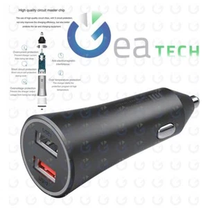 XIAOMI MI 37W DUAL PORT CAR CHARGER CARICABATTERIE DA AUTO 37W | NERO - Bild 1 von 1