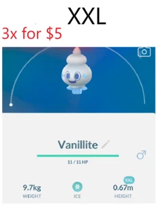 XXL Flabébé (Flabebe) (3X for $4.5 ) to win Pokemon Showcase - Afbeelding 1 van 1