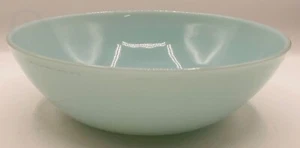 Anchor Hocking Fire King Turquoise Blue 8" Serving Bowl 24269S S43 - Picture 1 of 8
