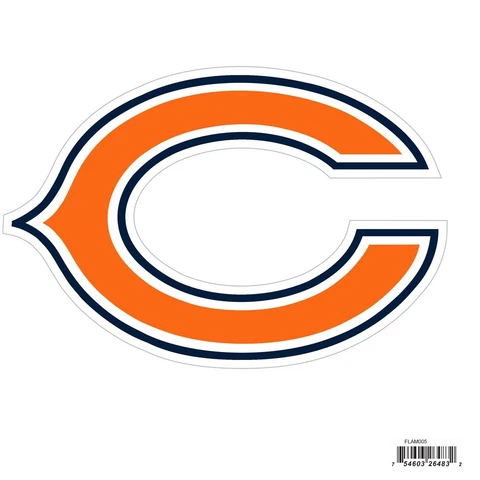 Chicago Bears Car Refrigerator Magnet, NFL Licensed Logo Cover
