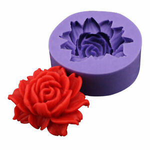 3D Flower Rose Silicone Fondant Mold Cake Decoration Chocolate-Moulds DIY L5G9
