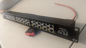 Rack Mount PoE Injector - 12 Port Gigabit Passive Midspan Injector 24v 48v 56v - Picture 1 of 7