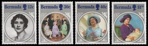Bermudas 1985 - Mi-N.o 458-461 ** - Estampillada sin montar o nunca montada - 85 cumpleaños Queen Mum - Imagen 1 de 1