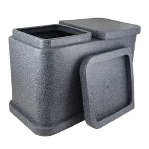 Double Vault for urns, container for a cremation urn to be buried in the ground - Bild 1 von 5