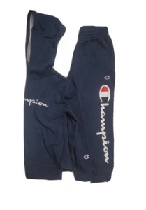 champion hoodie +pants  Size Small Boys Youth Navy Blue Lot Of 2 - Picture 1 of 4