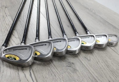 Juego de hierro para palos de golf Integra Saberhawk TCS suela de doble corte 3-9 varillas de grafito Foto 1 de 4