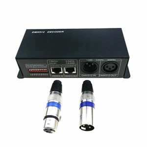 DC12V~24V 4CH x 8A Decoder LED RGBW DMX 512 Controller Decoder Dimmer 4 Channel - Picture 1 of 10