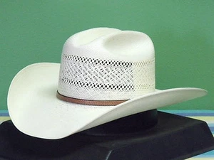 RESISTOL GEORGE STRAIT COLT 10X SHANTUNG STROH COWBOY WESTERN HUT - Bild 1 von 4