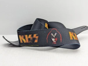KISS Guitar Strap 2008 PreOwned 1.45m Black Solo Faces - Bild 1 von 4