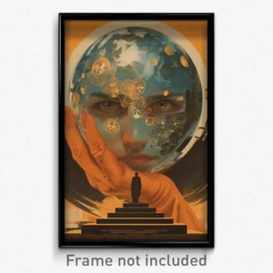 Russian Movie Poster - Spherical Mind (Russia Psychedelic Art Retro Film Print) - Picture 1 of 1