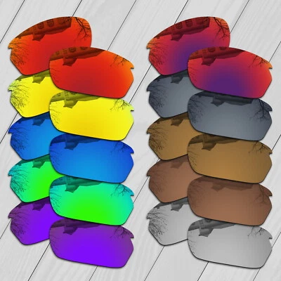 TARGETVISION Polarisierte Ersatzgläser for Oakley Crankshaft OO9239 Anti-Scratch Mehrfarbig